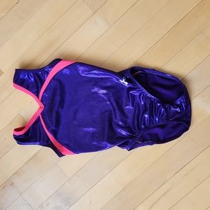 Under Armour Girls Gymnastics Leotard Size Child Large